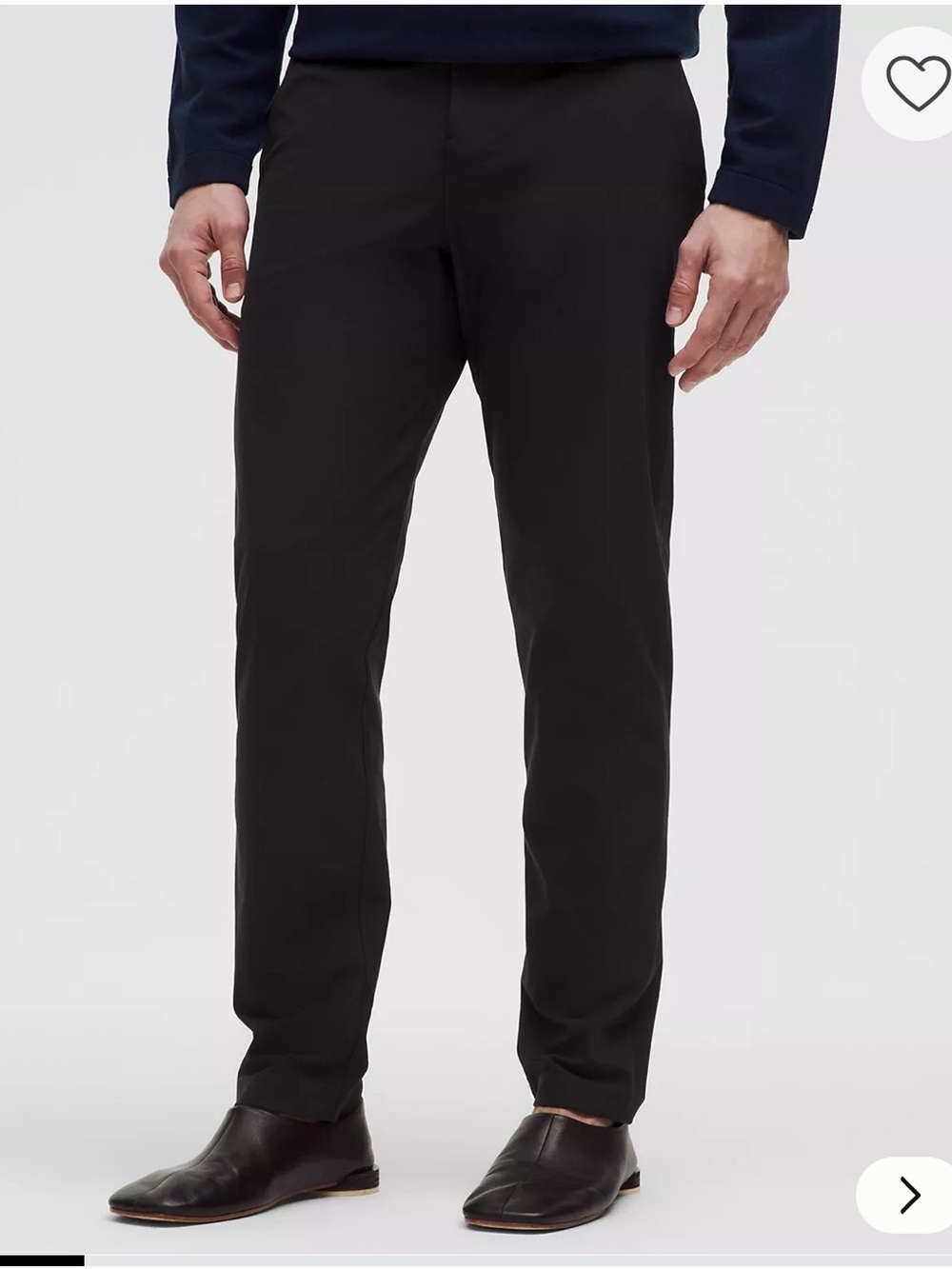 lululemon athletica Men's Black ABC Classic Trouser brand new